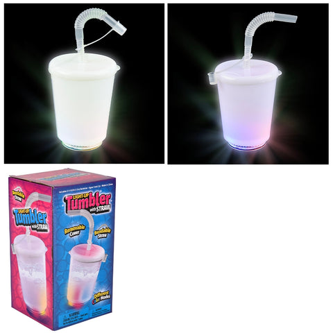 12oz Light-Up Tumbler With Straw - LLB Toys