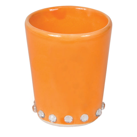 ORANGE SHOT GLASS WITH RHINESTONE LLB kids toys
