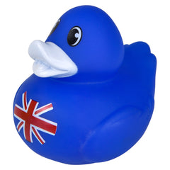 2" World Flag Rubber Duckies
