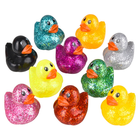 Glitter Duckling 1.5" 100/Unit- LLB Toys