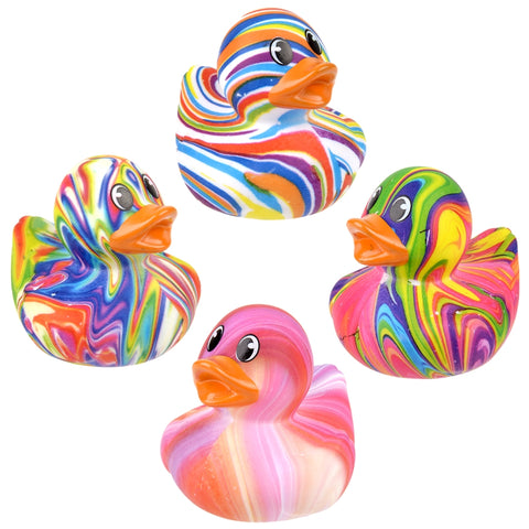 2" Swirl Print Duckies - LLB Toys