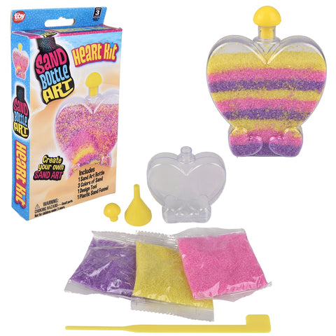 4.5" Heart Sand Art Kit - LLB Toys
