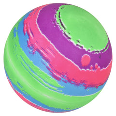 6" Neon Paint Brush Stripes Vinyl Ball LLB kids toys
