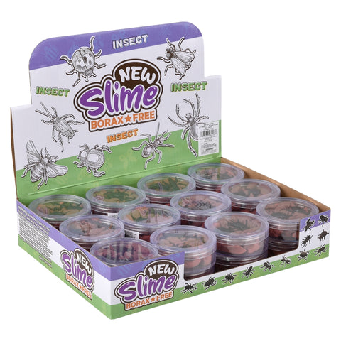 2.7" Insect Play Clay Slime 24ct - LLB Toys