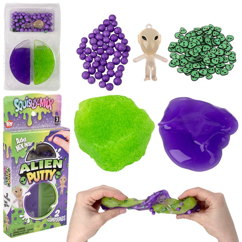 Squishy-Mix Alien Putty 12ct - LLB Toys