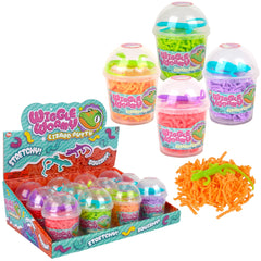 3.6" Wiggle Wormy Lizard Putty 12ct - LLB Toys
