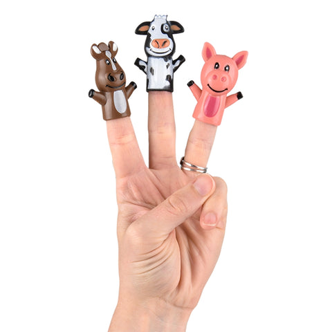 FARM ANIMAL FINGER PUPPETS LLB Kids Toys