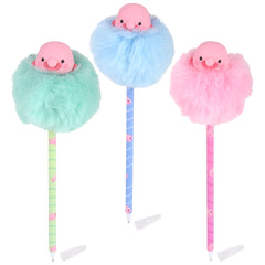 9.5" Pom Pom Blobfish Pen