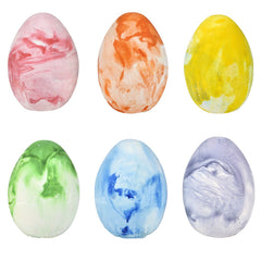 2.5" MARBLEIZED EGG SIDEWALK CHALK LLB Stationary