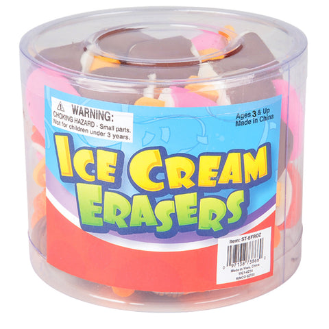 1.5" FROZEN TREATS ERASERS LLB kids toys