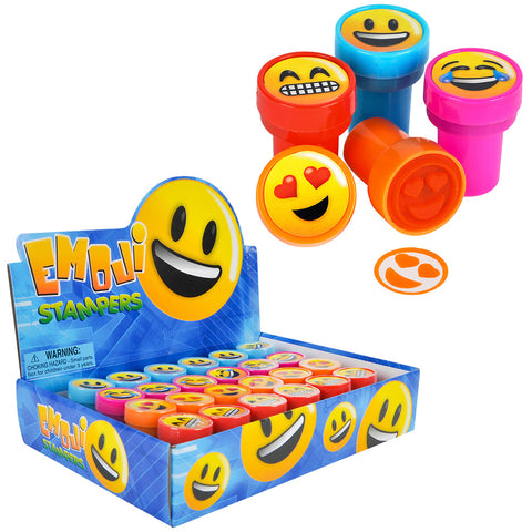 1.40" EMOTICON STAMPERS (24PC/UN) LLB kids toys