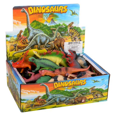 Dinosaurs (24 Asst.) 7" - 8" 24/39 - LLB Toys