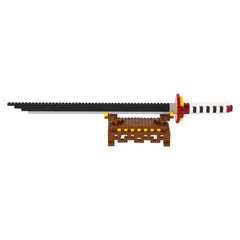 Building Block Ninja Sword And Stand Set 12ct