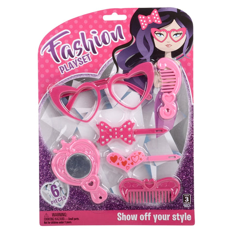 6pc Fashion Heart Play Set - LLB Toys