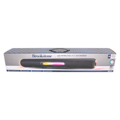 Brookstone Immersive Lightshow Sound Bar 17.5"