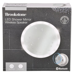 Brookstone LED Shower Mirror Speaker
