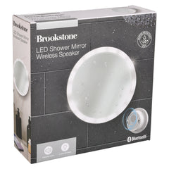 Brookstone LED Shower Mirror Speaker