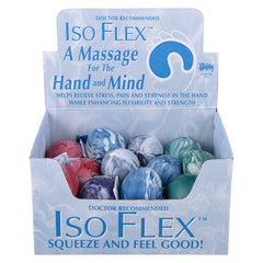 2.25" Iso Flex Marbleized Massage Ball 24ct - LLB Toys