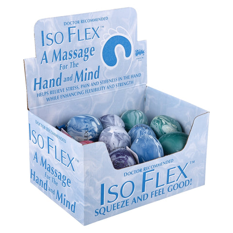 2.25" Iso Flex Marbleized Massage Ball 24ct - LLB Toys