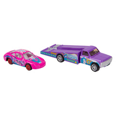 5" Die Cast Style Racer Car Carrier - LLB Toys