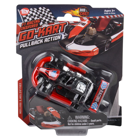 3.5" Diecast Pull Back Go-Kart - LLB Toys