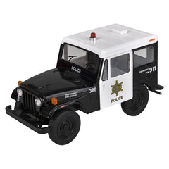 5" Diecast Pull Back 1971 Jeep DJ-5B Police LLB kids toys