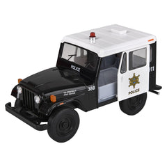 5" Diecast Pull Back 1971 Jeep DJ-5B Police LLB kids toys