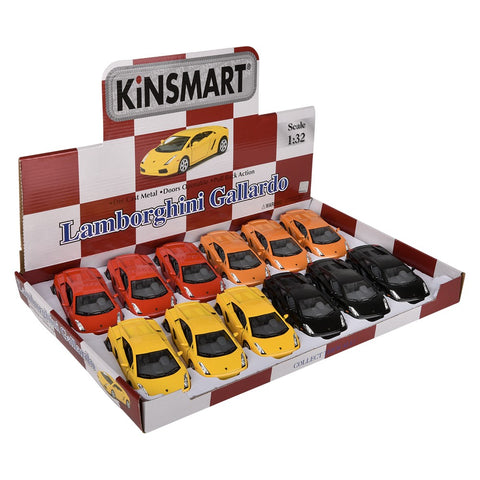 5" Diecast Pull Back Lamborghini Gallardo