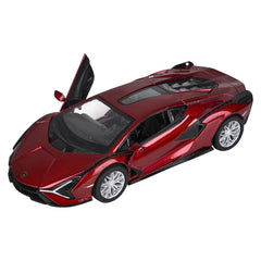 5" Diecast Pull Back Lamborghini Sian Fkp 37