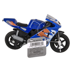 3.5" Diecast Sportsbike Motorcycle 12ct - LLB Toys
