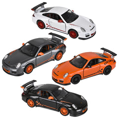 5" Diecast Pull Back 2010 Porsche 911 Gt3 RS