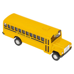 5" DIE-CAST PULL BACK SCHOOL BUS LLB Car Toys