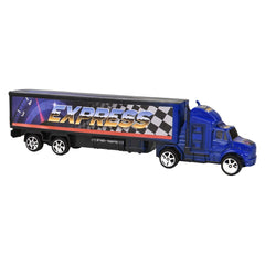 8.5" PULL BACK SEMI TRAILER TRUCK LLB Car Toys