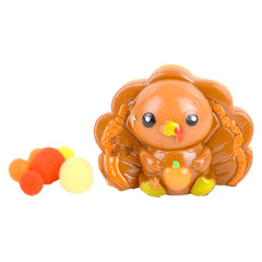 2.5" Sticky Squish Thanksgiving Turkcy - LLB Toys