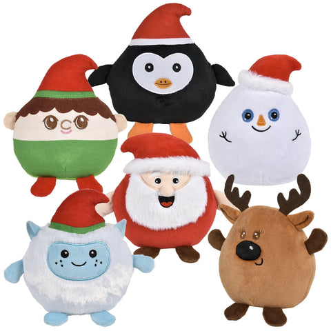 6" Christmas Plush Assortment - LLB Toys