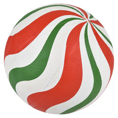 Peppermint Regulation Basketball 9.5" LLB Christmas