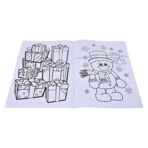 CHRISTMAS COLORING BOOK 9" x 11" 12 PAGES LLB Stationary