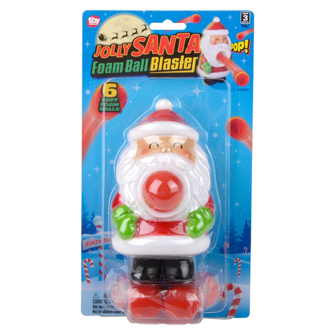 Santa Foam Ball Blaster 5.5" - LLB Toys