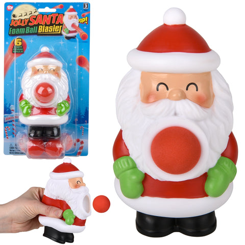 Santa Foam Ball Blaster 5.5" - LLB Toys