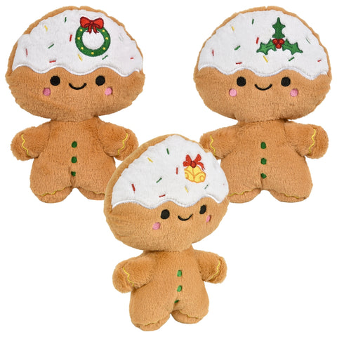 9.5" Frosted Gingerbread Plush - LLB Toys