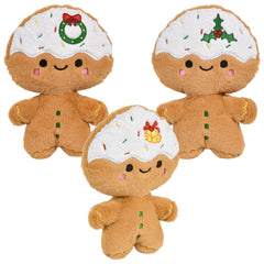 9.5" Frosted Gingerbread Plush - LLB Toys