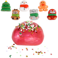 3.25" Christmas Mix-In Slime 6ct