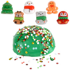 3.25" Christmas Mix-In Slime 6ct