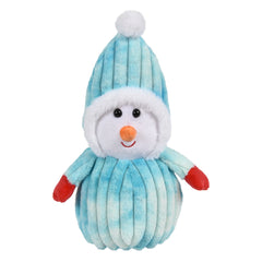 13" Dressed Corduroy Snowman Plush - LLB Toys