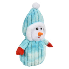 13" Dressed Corduroy Snowman Plush - LLB Toys