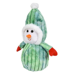 13" Dressed Corduroy Snowman Plush - LLB Toys