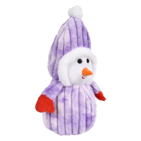 13" Dressed Corduroy Snowman Plush - LLB Toys