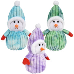 13" Dressed Corduroy Snowman Plush - LLB Toys