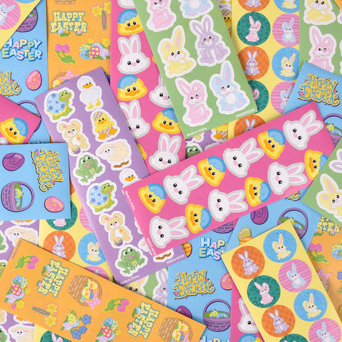 100 PC EASTER STICKER ASSORTMENT LLB Sticker