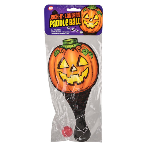 Jack O Lantern Paddle Ball 10" - LLB Toys
